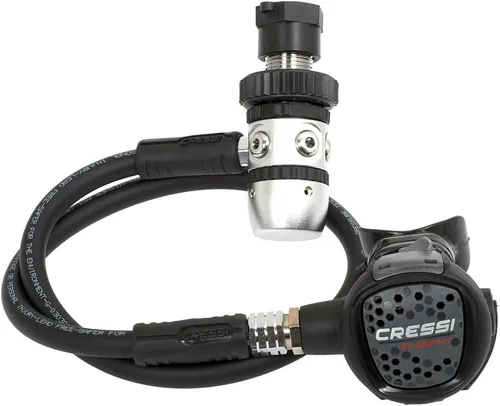 Vista 9 de Cressi Regulador de Buceo de Uso Intenso Pistón 1ª Etapa, Segunda Etapa Compacta AC2/Compacto: Hecho en Italia Cressi Scuba Regulator