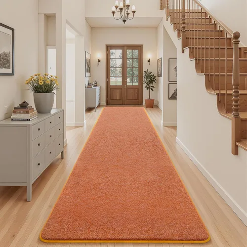 Vista 35 de AROGAN Alfombra Shag de Pasillo de 2 x 4 pies para pasillos, alfombras lavables con espuma viscoelástica para dormitorio, entrada