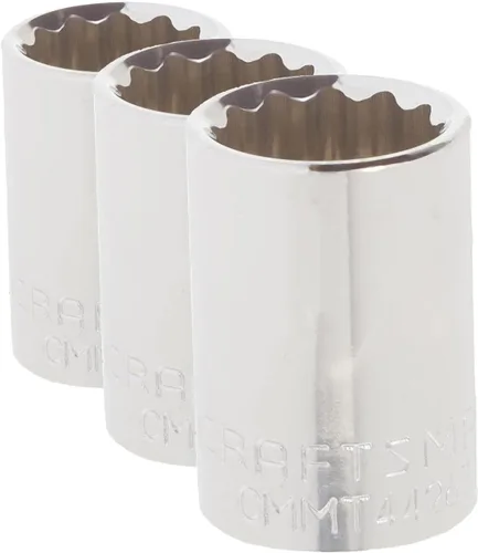 Vista 5 de CRAFTSMAN Llave poco profunda, métrica, accionamiento de 1/2 pulgada, 10mm, 12 puntas (CMMT44232)