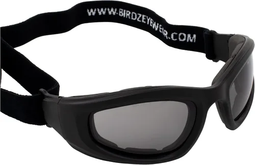Vista 9 de 2 pares de gafas Birdz Eyewear Soar Safety acolchadas para motocicleta, marcos negros