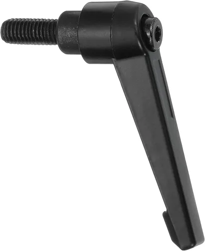 Vista 25 de uxcell Perillas ajustables M5 x 0.472 in, mango de rosca macho, botón de trinquete de liberación rápida, perno giratorio para maquinaria de torno