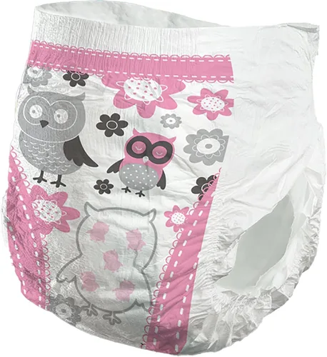 Vista 3 de Comfees Pantalones de entrenamiento para niñas con costuras rasgadas, talla 3T a 4T, desechables, absorción moderada, 23