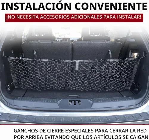 Vista 2 de Red de carga de malla para maletero estilo sobre para Ford Explorer Base ST XLT 2020-2024 – Accesorios de coche – Organizadores y almacenamiento