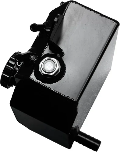 Vista 7 de Tanque de depósito de expansión de refrigerante de aluminio con tapa para 2006-2015 Mazda MX-5 Miata Expansion Mk3 NC 2.0L L4 Gas Negro