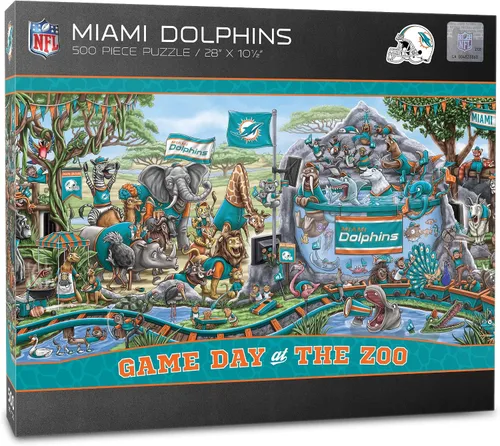 Vista 25 de YouTheFan - Rompecabezas NFL Game Day at The Zoo, 500 piezas