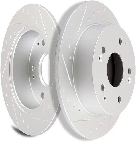 Vista 24 de SCITOO Kits de rotores de freno de disco trasero para Jeep Grand Cherokee 1999-2004