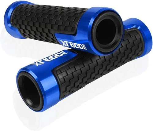 Vista 17 de Empuñaduras de manillar de motocicleta de 78 pulgadas, 0.866 in, agarres de manillar de motocicleta, tapa de extremo para Yamaha XT660E XT660 XT 4