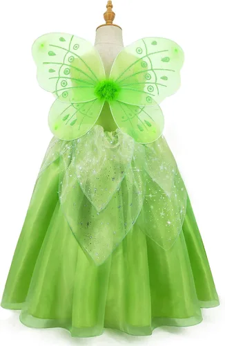 Vista 6 de Disfraz de princesa Cenicienta para niñas vestido de fiesta de cumpleaños Halloween