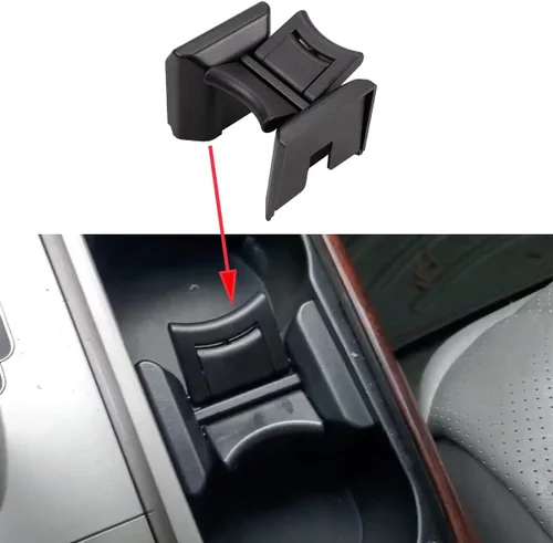 Vista 2 de RLB-HILON Soporte para tazas compatible con Toyota Avalon 2005 2006 2007 2008 2009 2010 211 2012 Año, divisor de portavasos