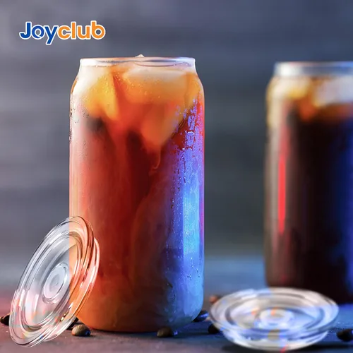 Vista 6 de Joyclub Paquete de 8 tapas acrílicas aptas para vasos de vidrio de 16 onzas Transparente