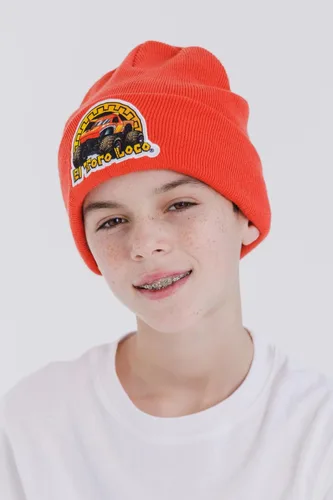 Vista 2 de Monster Jam Grave Digger El Toro Loco Megalodon Monster Truck - Gorro de invierno