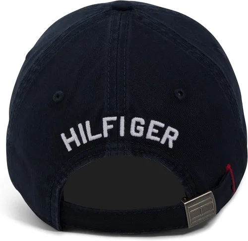 Vista 2 de Tommy Hilfiger Gorra de béisbol de algodón Billy con solapa ajustable para hombre