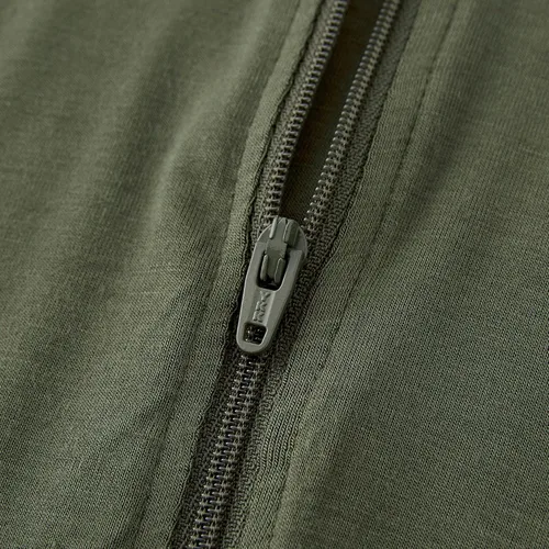 Vista 3 de Owlivia Pijama de bambú para bebé y niña, con cremallera frontal antideslizante