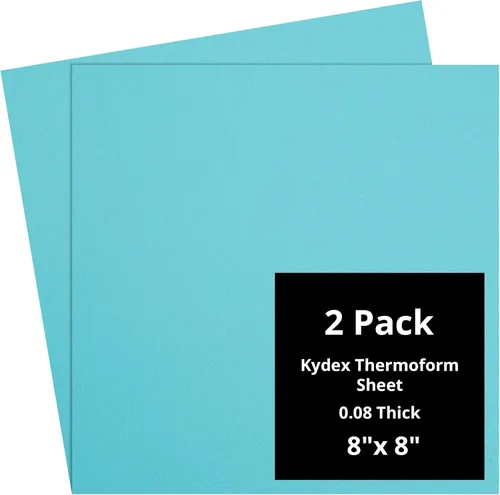 Vista 138 de Kydex Sheets - Solid Color DIY Kit for Crafting Holsters, Sheaths, and Mag Pouches - (8x8, 8x12, 12x12), Premium Thermoform Sheets - Thick, Durable