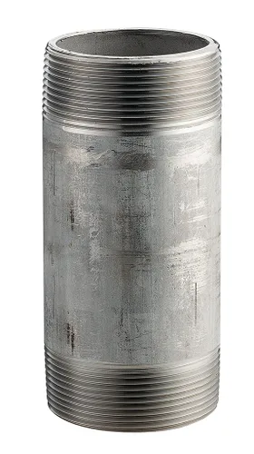 Vista 3 de Accesorio de tubería de acero inoxidable 304/304L, boquilla, Schedule 40 soldada, NPT macho