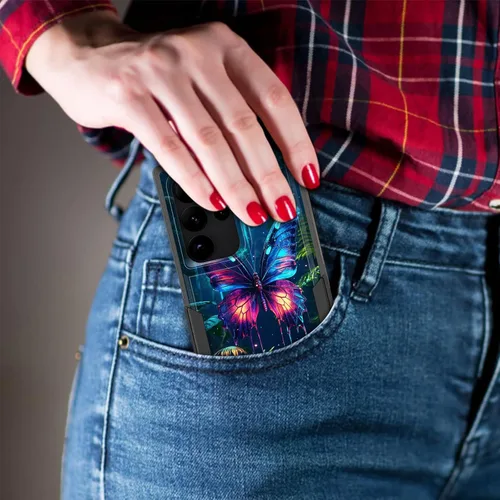 Vista 553 de Funda para Galaxy A14 5G, resistente de doble capa híbrida de policarbonato duro, goma suave, a prueba de golpes, funda protectora resistente