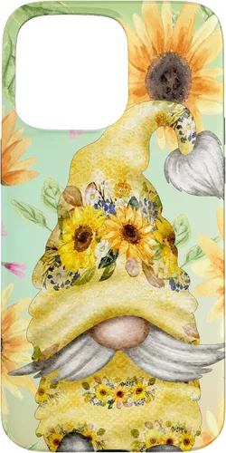 Vista 31 de Sunflower Gnome for Garden Mom Hippies Cute Summer Pattern Case for iPhone 17