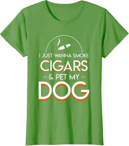 Vista 3 de Solo quiero fumar cigarros y mascotas a los amantes de los perros de mi perro, Negro, S
