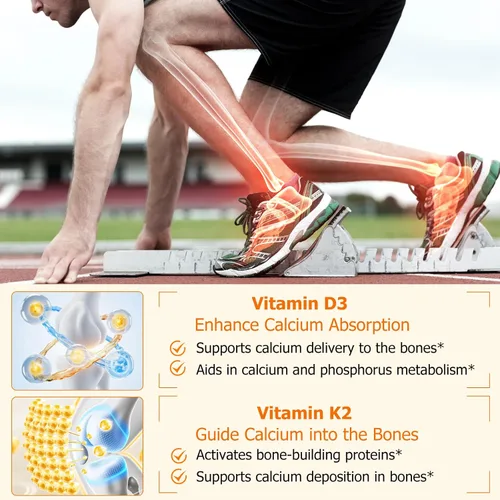 Vista 8 de Vitamina D3 K2 con aceite de coco – Vitamina vegana D3 y Mk7 Vitamina K2 para apoyo óseo e inmunológico – Sin OMG, sin soja – 120 cápsulas blandas