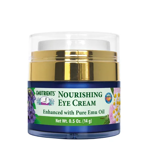 Vista 3 de Montana Emu Ranch - Crema nutritiva para ojos 0.5 onzas - Mejorada con aceite de emú puro