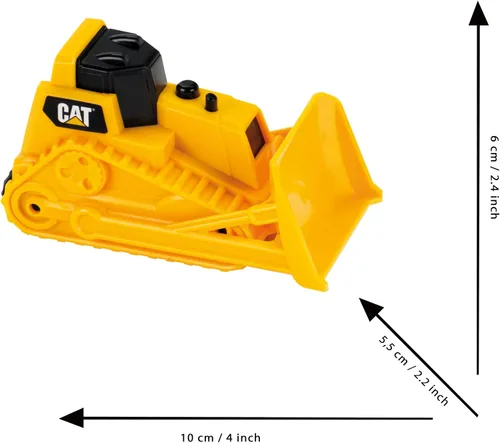 Vista 3 de Klein CAT Caterpillar Construction Site Mega Set, 3 piezas Bulldozer/Hauler/Loader, escala 1:50, edades 18 meses + Multicolor