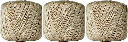 Vista 18 de Hilo de croché Threadart, 100 % algodón, talla 10 Soft pure cotton crochet thread for lace, doilies, amigurumi and crafts. Smooth finish with