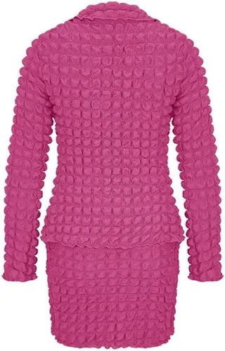 Vista 7 de GAMISOTE Conjunto de 2 piezas para mujer, de manga larga, con lazo frontal, blusa elástica de cintura alta