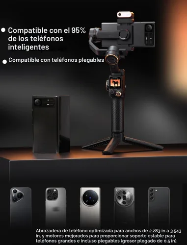 Vista 8 de hohem iSteady M7 Estabilizador de cardán para iPhone, cardán de 3 ejes