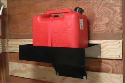 Vista 10 de Buyers Products LT30 Estante para contenedores de gas para camiones y remolques abiertos y cerrados, soporte para latas de 2.5/5 galones, fabricado
