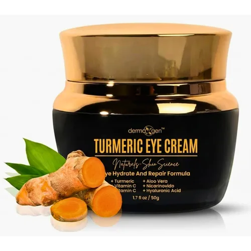 Vista 10 de Crema Facial de Cúrcuma con 30% de Vitamina C – Potenciador de Brillo, Hidratante Antienvejecimiento y Reparador de la Piel para Manchas Oscuras