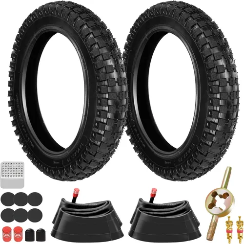 Vista 11 de HIAORS 12.5x2.75 (12-1/2x2.75) Juego de neumáticos y tubos interiores para Razor MX350 MX400 Dirt Rocket, X-Treme X-560 EZIP 750 500 Mini Pocket