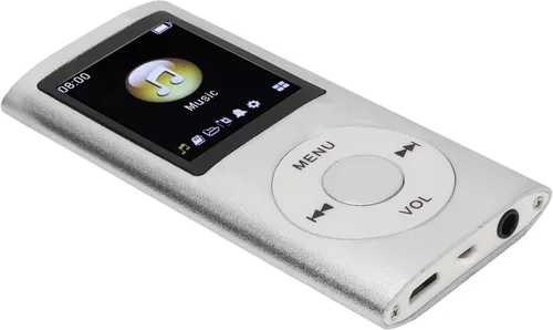 Vista 5 de Reproductor de MP3 64G, pantalla de 1.8 pulgadas, reproductor de música MP3 para estudio deportivo, compatible con MP3 WMA FLAC APE AAC OGG y ACELP