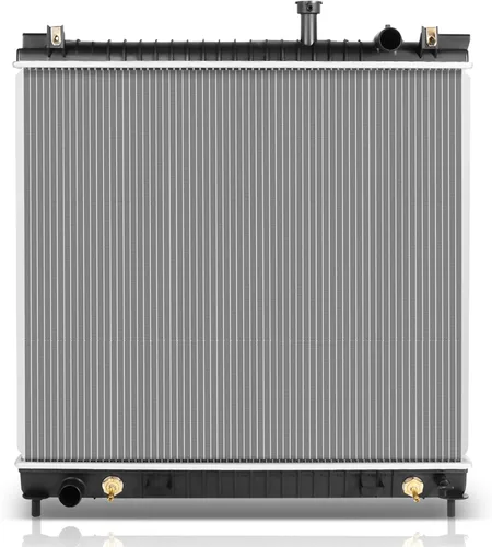 Vista 39 de SCITOO Conjunto de radiador de aluminio refrigerante del motor para 1986-1994 para Nissan D21 2.4L 3.0L 1987 para Nissan para Pathfinder 2.4L