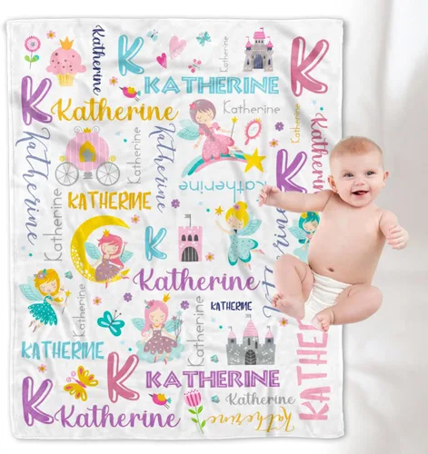 Vista 10 de YESCUSTOM Manta personalizada de lana de alpaca para niños y niños, mantas personalizadas con nombre, manta de bebé, regalo para nueva madre
