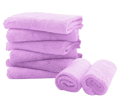 Vista 11 de Paquete de 8 paños grandes para eructos para bebé, 20 x 10 pulgadas, paños para eructos ultra absorbentes, paños de mano, toalla para recién nacido