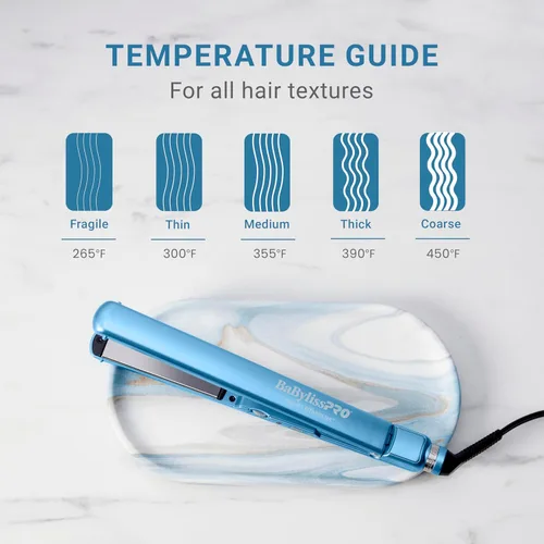 Vista 4 de BaBylissPRO Plancha plana ultrafina de 1 pulgada, plancha para el cabello, platos más cortos