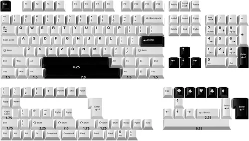 Vista 23 de Fogruaden Juego de teclas PBT, teclas personalizadas de perfil cereza para teclas de teclado mecánico (9009)
