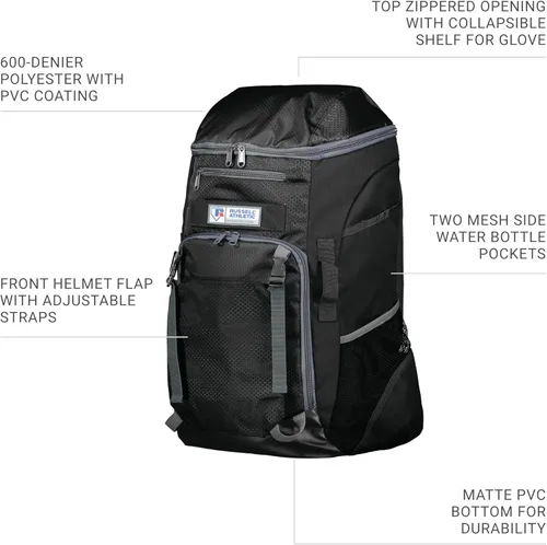 Vista 5 de Russell Athletic Diamond Gear Mochila Negro
