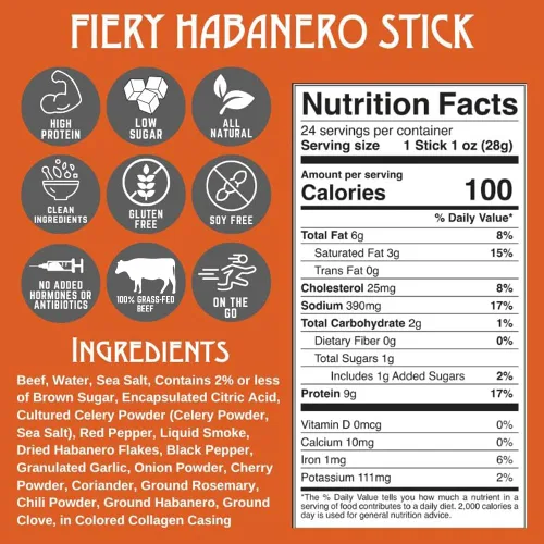 Vista 2 de Righteous Felon Palitos de carne Palitos de carne 100% Palitos de carne sin gluten y keto Palitos de carne bajos en azúcar y altos