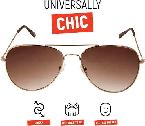 Vista 4 de GrillerPUNCH - Gafas de sol unisex con montura ligera y de moda para todas las formas de cara, protección UV 100 %.