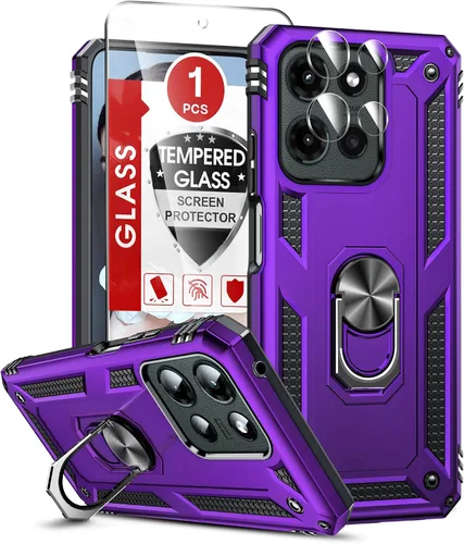 Vista 137 de LeYi Funda para Moto G Stylus 2022 4G (no compatible con 5G), funda para Moto G Stylus con 2 protectores de pantalla, funda protectora de grado Oro