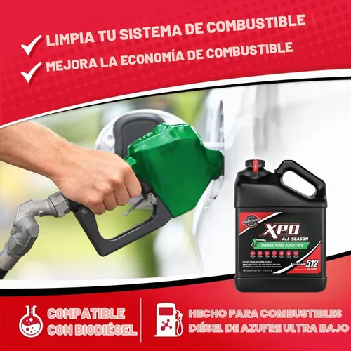Vista 5 de Aditivo para combustible diésel Opti-Lube XPD: 1 galón. Viene con accesorios