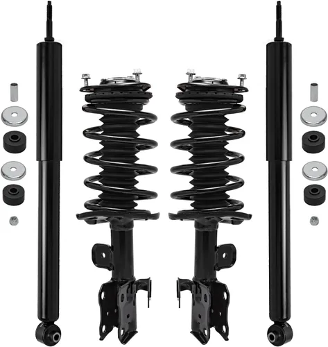 Vista 82 de Detroit Axle - Puntales y Amortiguadores para Chevy Traverse Buick Enclave GMC Acadia Saturn Outlook 2007-2012, 2 puntales delanteros con resorte