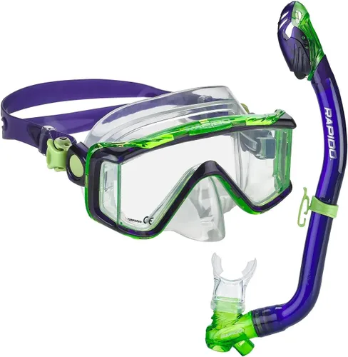 Vista 8 de Phantom Aquatics Rapido Clareza Junior Mask and Snorkel Combo