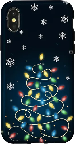Vista 5 de Christmas Lights ICY Crystals Theme Snowflake Case for iPhone 17