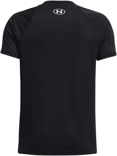 Vista 2 de Under Armour Camiseta de manga corta con relleno estampado Tech Hybrid para niños