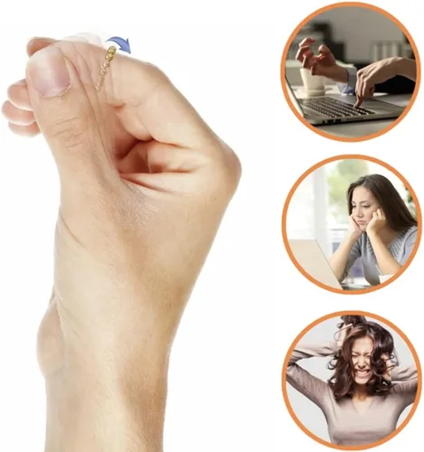 Vista 4 de CARSINEL 4 anillos antiansiedad para mujeres y hombres con cuentas giratorias, anillo de alivio del estrés, regalo para niñas