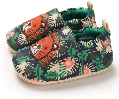 Vista 4 de LAFEGEN Zapatos para caminar para bebé, niño, niña, antideslizantes, suela suave, para bebés, recién nacidos, mocasines para primeros pasos
