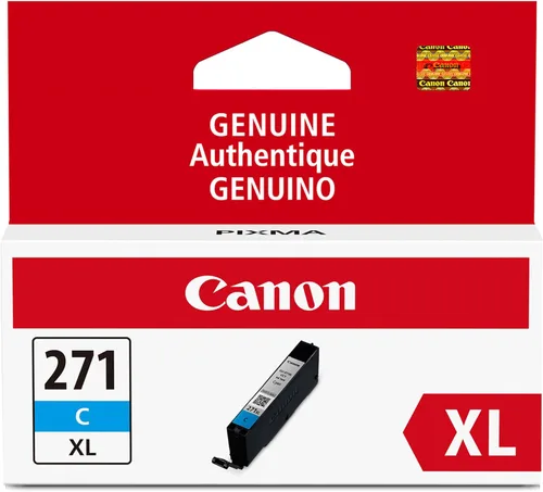 Vista 10 de Canon CLI-271XL Depósito de tinta negra genuino, compatible con impresoras MG6820, MG6821, MG6822, MG5720, MG5721, MG5722, MG7720, TS5020, TS6020