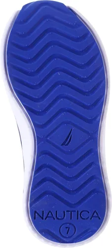 Vista 5 de Nautica - Tenis para niños con correa ajustable y cordones elásticos, zapatos informales cómodos para niños y niñas (bebéniño pequeño)